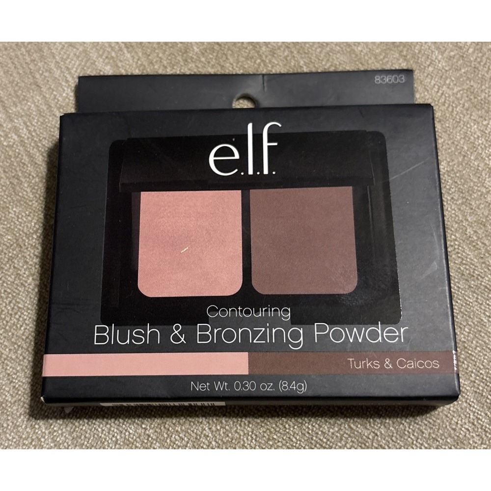 e.l.f. Contouring Blush & Bronzing Powder Turks & Caicos NIB Discontinued
